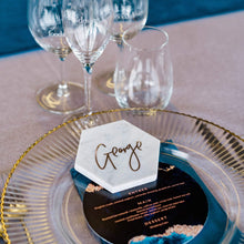 Load image into Gallery viewer, Marble Hexagon Coasters