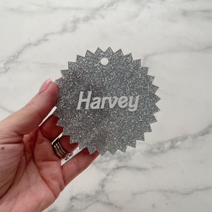 Acrylic Star Glitz Place Card