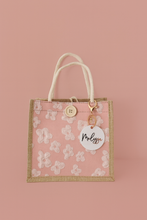 Load image into Gallery viewer, Personalised Pink Floral Tote - Teacher Gifts