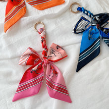 Load image into Gallery viewer, Personalised Silk Keychain w/ Acrylic Tag - Teacher Gifts