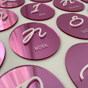 Double Arch Layered Acrylic Place Cards