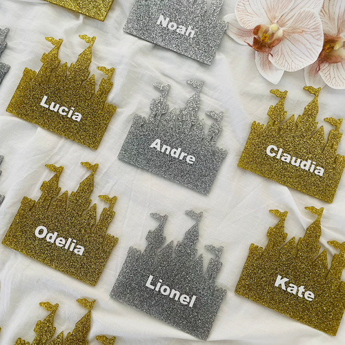 Acrylic Castle Place Cards