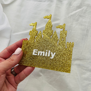 Acrylic Castle Place Cards