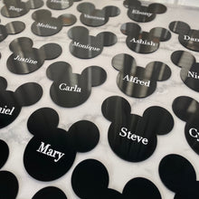 Load image into Gallery viewer, Acrylic Mickey Mouse Place Cards