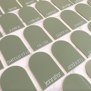 Arch Acrylic Place Cards