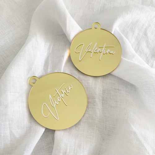 Acrylic Christmas Personalised Baubles