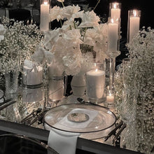 Load image into Gallery viewer, Acrylic Round Place Card - Silver Mirror