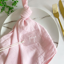 Load image into Gallery viewer, Acrylic Luggage Tags - Clear Frost