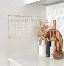 Load image into Gallery viewer, Personalised Acrylic Calendar/Planner