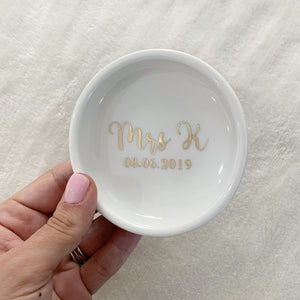 Personalised Ring Dish