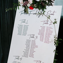 Load image into Gallery viewer, Acrylic Seating Chart
