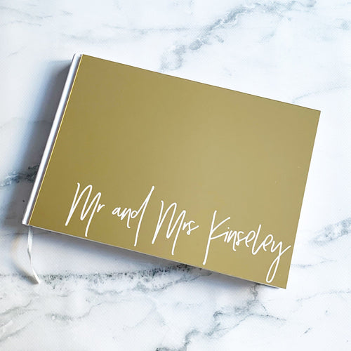 Acrylic Mirror Guest Book