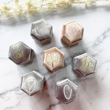 Load image into Gallery viewer, Personalised Velvet Ring Box