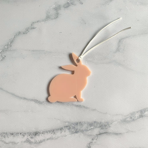Acrylic Easter Bunny Tags