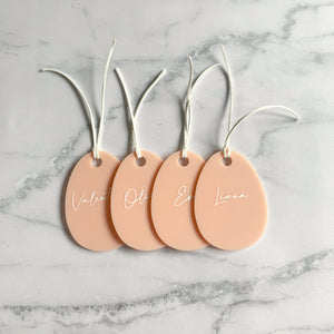 Personalised Acrylic Easter Egg Tags
