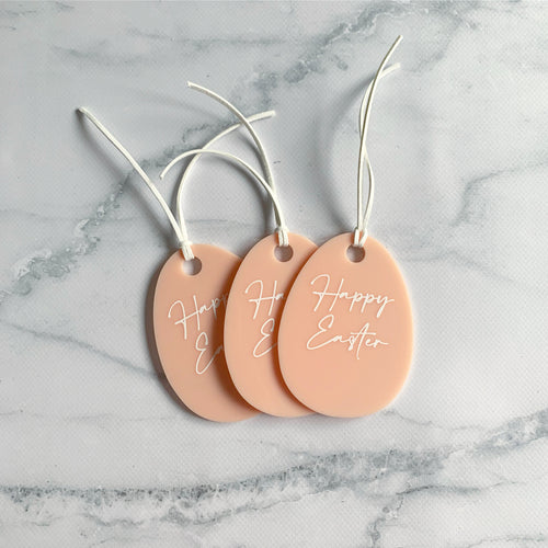 Acrylic Easter Egg Tags