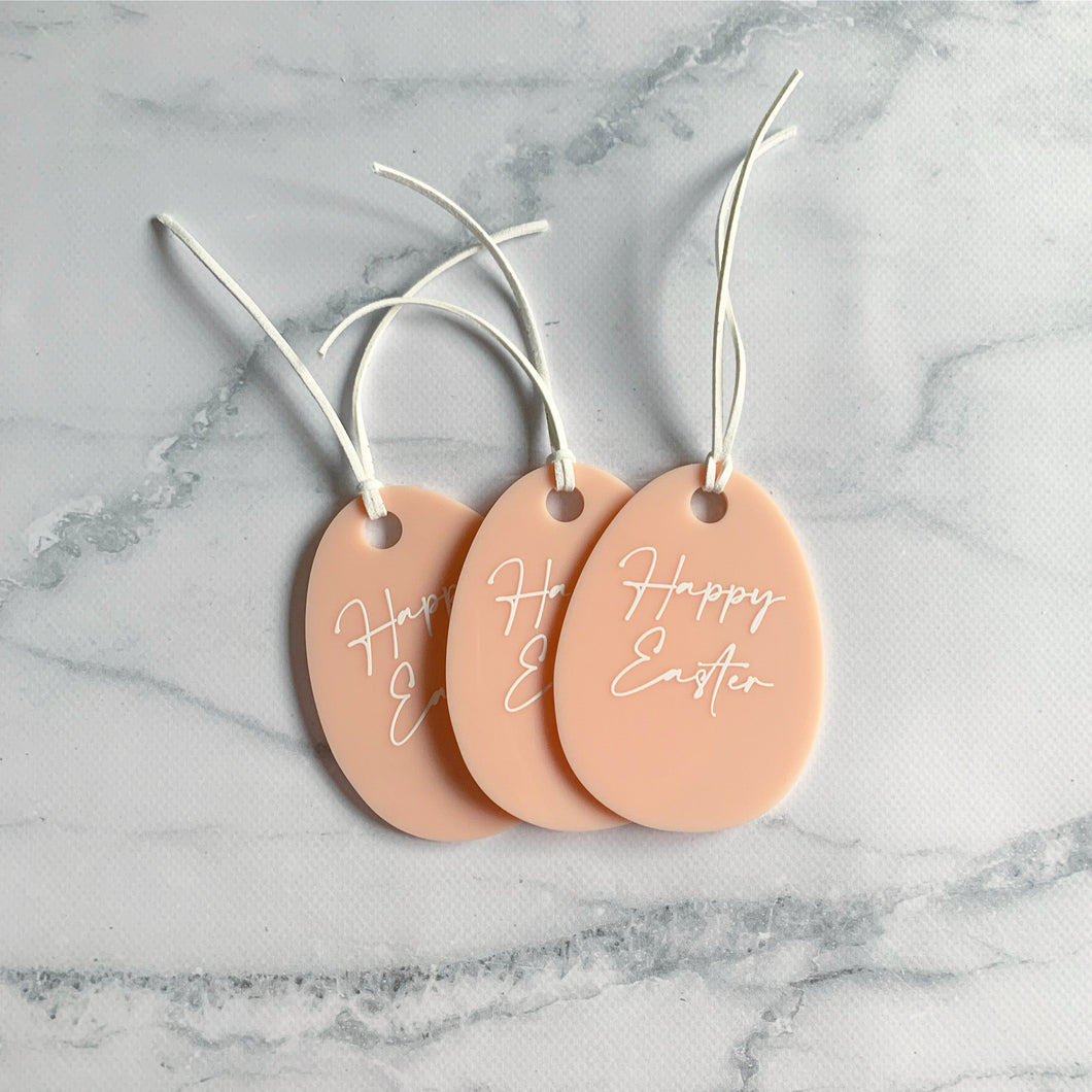 Acrylic Easter Egg Tags
